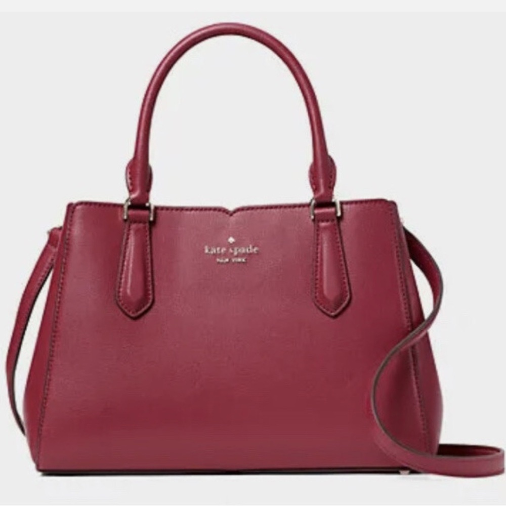 KATE SPADE ♠️ New York "Tippy" SMALL TRIPLE COMPARTMENT SATCHEL BAG 🌟EUC🌟